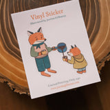 Cocoa Fox Matte Vinyl Sticker