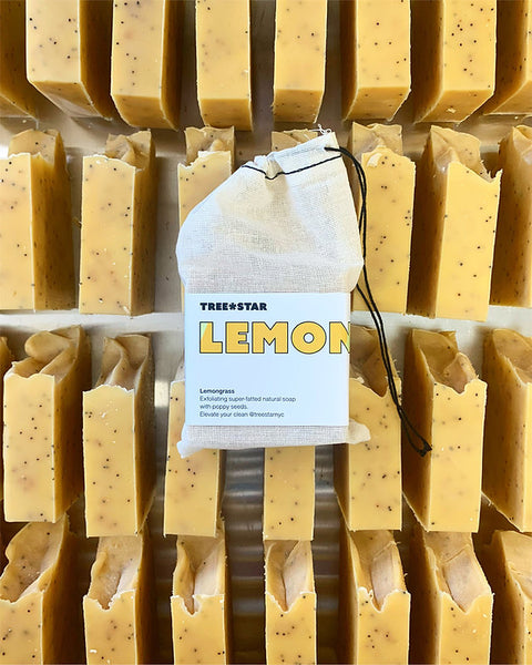 Lemongrass + Poppy Seeds - Exfoliating Bar Soap