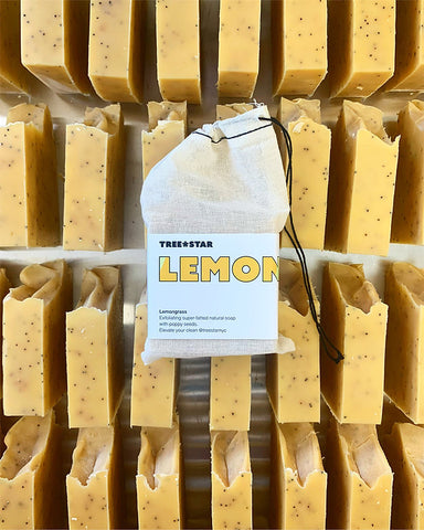Lemongrass + Poppy Seeds - Exfoliating Bar Soap