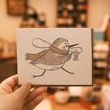 Coffee Sandpiper Greeting Card