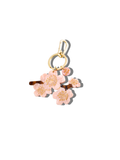Hand-painted Cherry Blossom Bag Charm & Keychain | Eco