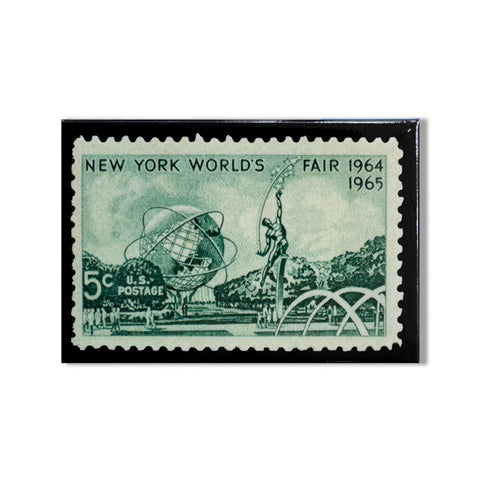 1964 New York World's Fair Postage Stamp Magnet