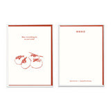 Four Persimmons 柿柿如意 Greeting Card