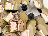 Pop Tart Squirrel Enamel Pin