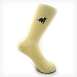 Otter Socks | Ribbed Bamboo Socks | Yellow Socks