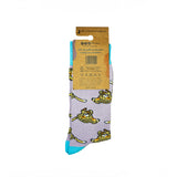 Cheetah Socks | Bamboo Socks | Purple Socks | Safari Socks