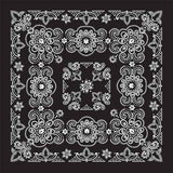 Bandanna Co Texas Paisley 27" X 27": Navy Blue