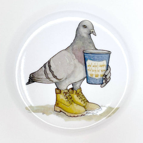 Pigeon in Boots Magnet