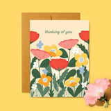Wildflower Meadow Thinking of You Card