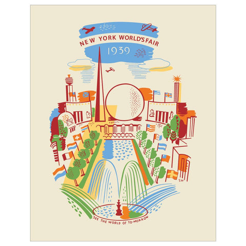 2.5'' x 3.5 New York 1939 World's Fair Magnet