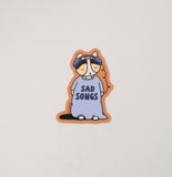 Sad Songs Corgi Sticker
