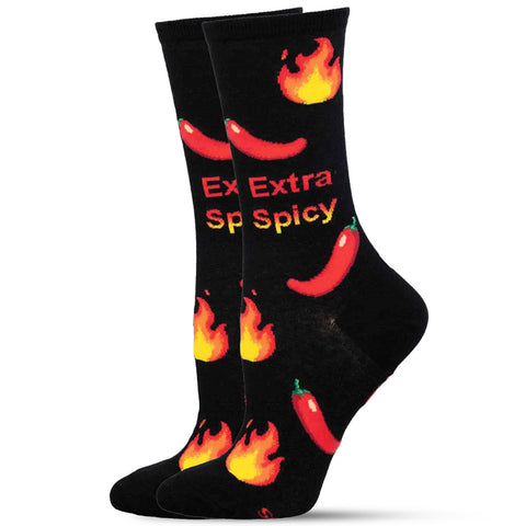 Extra Spicy Black Socks