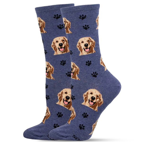 Who's a Good Boy Denim Heather Socks