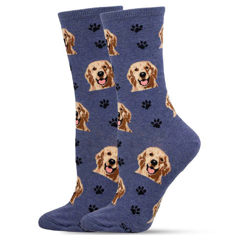 Who's a Good Boy Denim Heather Socks
