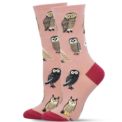Parliament of Owls Pink Socks