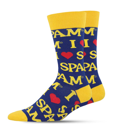 Spam Blue Socks