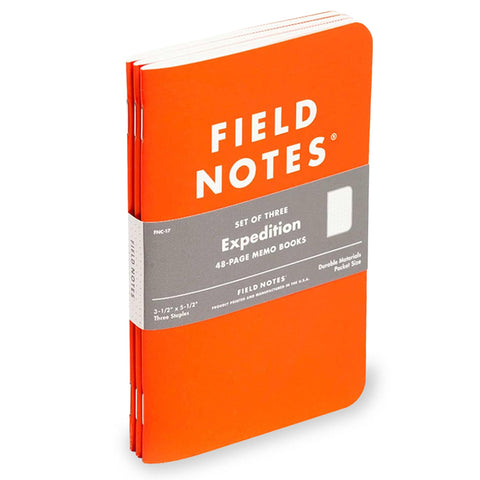 Field Notes Expedition Notebook 3-Pack