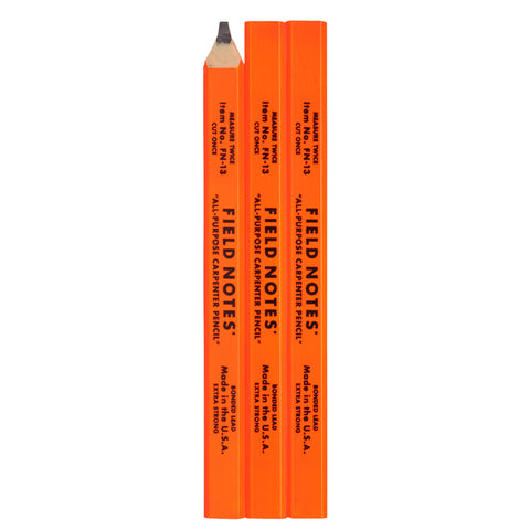 Field Notes Carpenter Pencil 3-Pack