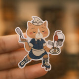 Witchy Diner Server Matte Vinyl Sticker