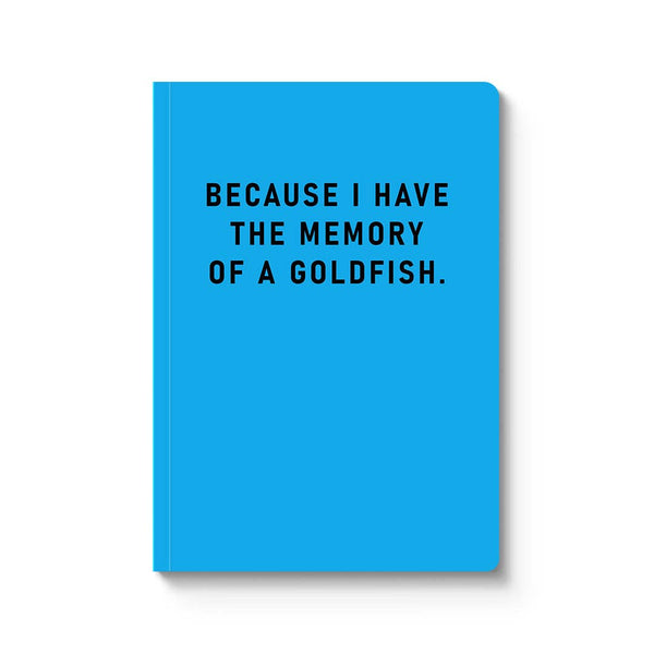 Memory Of A Goldfish Paperback Notebook (A5) (9505)