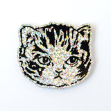 Glitter Kitty | Holographic Cute Cat Die Cut Vinyl Stickers