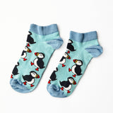 Puffin Socks | Trainer Socks | Blue Socks | Atlantic Socks