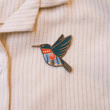 Hummingbird Iron-On Patch