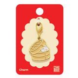 Steamer Dumpling Bao Enamel Charm