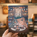 Quilt Fort Postcard Art Print