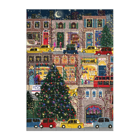 Joy Laforme Winter Lights Greeting Card Puzzle