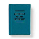 Definitely Not My Passwords - Password Diary