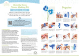 Bendable Blooms Chenille Stem Flower-Making Kit Botanical Blues:  Everything You Need to Make a Beautiful Floral Bouquet: Over 140 Chenille Stems with Floral Tape, Paper Bouquet Wrap, Grosgrain Ribbon, and an Instruction Leaflet