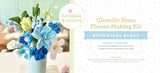 Bendable Blooms Chenille Stem Flower-Making Kit Botanical Blues:  Everything You Need to Make a Beautiful Floral Bouquet: Over 140 Chenille Stems with Floral Tape, Paper Bouquet Wrap, Grosgrain Ribbon, and an Instruction Leaflet