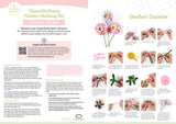 Bendable Blooms Chenille Stem Flower-Making Kit Cottage Garden:  Everything You Need to Make a Beautiful Floral Bouquet: Over 150 Chenille Stems with Floral Tape, Paper Bouquet Wrap, Grosgrain Ribbon, and an Instruction Leaflet