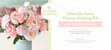 Bendable Blooms Chenille Stem Flower-Making Kit Cottage Garden:  Everything You Need to Make a Beautiful Floral Bouquet: Over 150 Chenille Stems with Floral Tape, Paper Bouquet Wrap, Grosgrain Ribbon, and an Instruction Leaflet