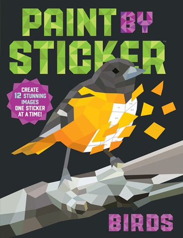 Paint by Sticker: Birds : Create 12 Stunning Images One Sticker at a Time!