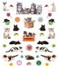 Eyelike Stickers: Kittens