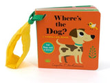 Where's the Dog?: A Stroller Book:  (An Interactive, Sensory Lift-the-Flap Book with Felt Flaps and a Mirror for Babies & Toddlers. Friendly Pets Include a Cat, Rabbit, & Goldfish.)