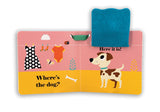Where's the Dog?: A Stroller Book:  (An Interactive, Sensory Lift-the-Flap Book with Felt Flaps and a Mirror for Babies & Toddlers. Friendly Pets Include a Cat, Rabbit, & Goldfish.)