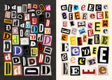 The Ransom Note Sticker Book:  Thousands of letters for your anonymous messages