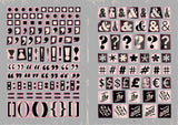 The Ransom Note Sticker Book:  Thousands of letters for your anonymous messages