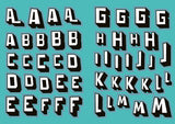 The Graffiti Alphabet Sticker Book:  Over 1000 stickers!