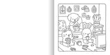 Fuzzy Hygge:  Cute and Cozy Coloring Book for Adults & Teens Featuring Adorable Animals Characters for Stress Relief