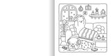 Fuzzy Hygge:  Cute and Cozy Coloring Book for Adults & Teens Featuring Adorable Animals Characters for Stress Relief