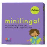 Minilingo Italian / English Bilingual Flashcards : Bilingual memory game