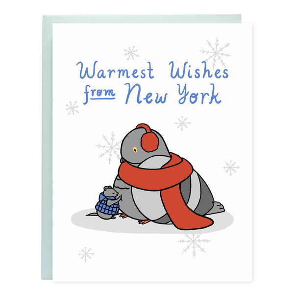 Warmest Wishes From New York Holiday Card, New York, NYC