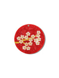Hand-painted Sakura Blossom Compact Mirror