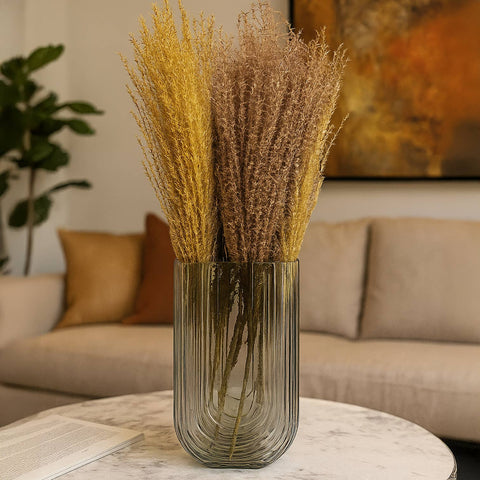 Dried Preserved Buddha Dust Bouquets 21" Multiple Colors