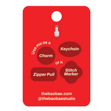 Dumpling Bao Enamel Charm