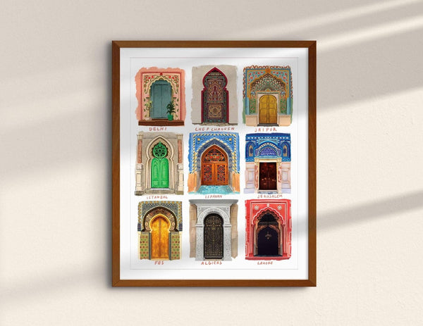 Islamic Architecture Art Print| India, Morocco, Palestine